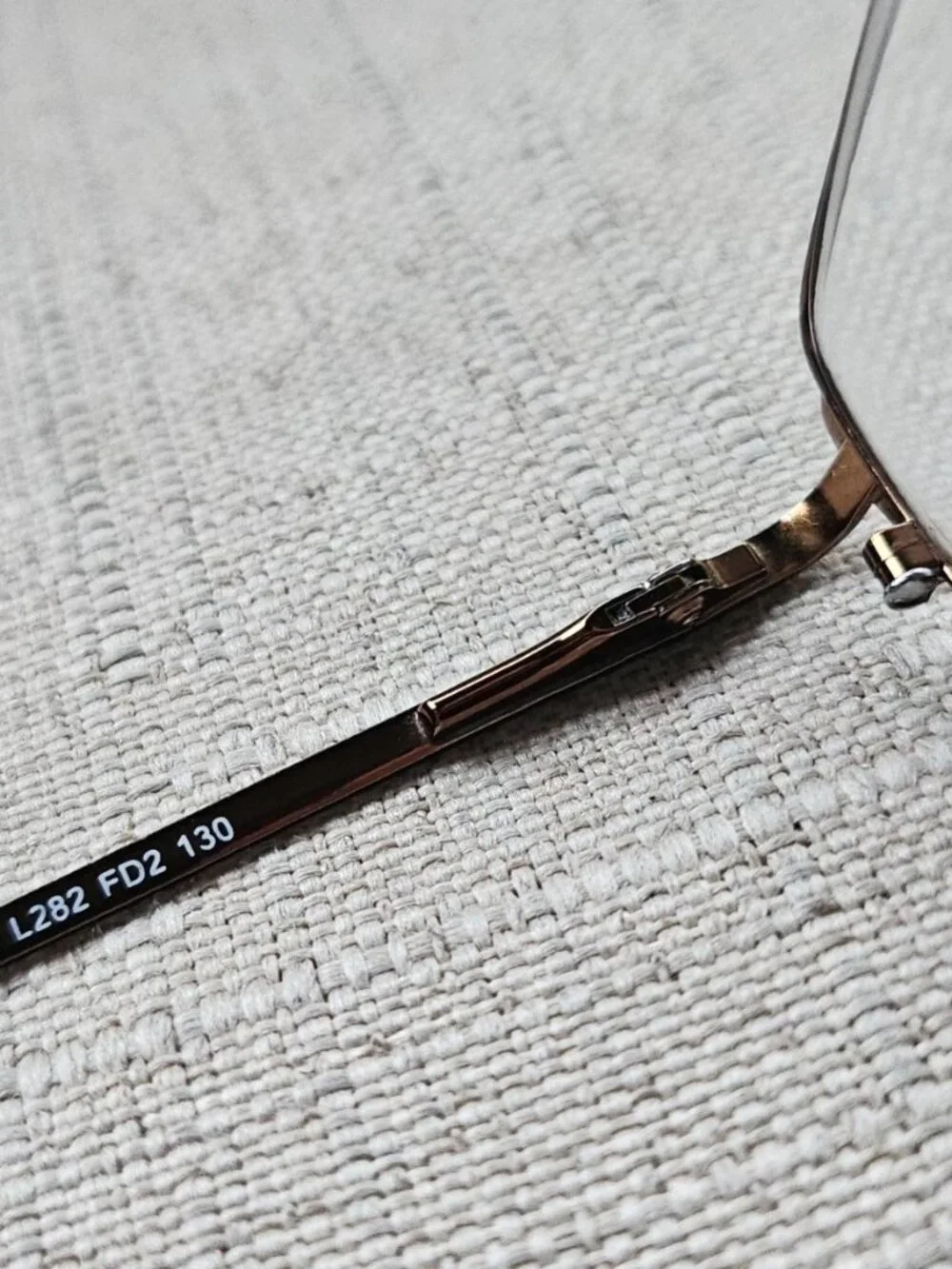 Vintage Liz Claiborne Eyeglasses Frame Gold Tone Eyewear L282 FD2 Glasses